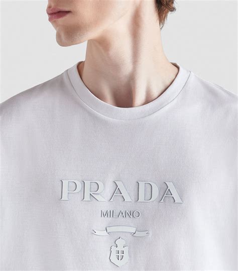 mens prada t shirt|felpa prada donna.